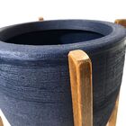 Suporte e Vaso De Polietileno para Plantas 55cm Azul