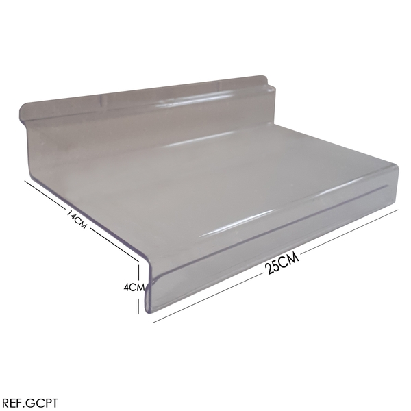 Suporte Em Acrílico Para Tênis - 25cm X 14cm - Kit 50 Peças