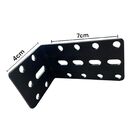 Suporte Em L Para Trilho Suíço Simples Com Presilha Preto - I