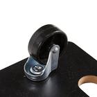 Suporte em MDF Preto com Rodas até 200kg Standers