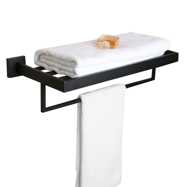 Suporte Embralumi Duplo Toalheiro De Parede Banheiro 60cm