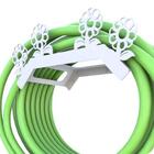 Suporte Enrolador De Mangueira De Jardim Flor Branco