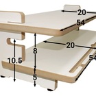 Suporte Ergonômico Para Computador De Mesa Regulagem Altura