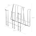 Suporte Escorredor Bancada Porta 6 Copos Organizador Aramado
