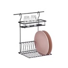 Suporte Escorredor De 10 Pratos Pendurar Em Barra Schmitt