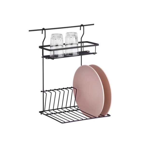 Suporte Escorredor De 10 Pratos Pendurar Em Barra Schmitt