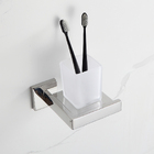 Suporte Escova De Dentes De Parede Banheiro Aço Inox
