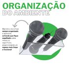 Suporte Expositor Descanso Base Apoio De Mesa Para 3 Microfon