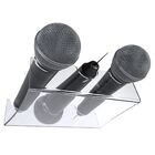 Suporte Expositor Descanso Base Apoio De Mesa Para 3 Microfon