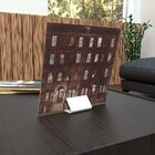 Suporte Expositor Organizador De Mesa Porta Disco De Vinil Lp