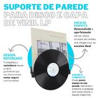 Suporte Expositor Organizador De Parede Porta Disco E Capa De