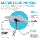 Suporte Externo Articulado De Parede Laje Telhado Compatível