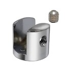 Suporte Fenda Para Prateleira De Vidro Cromado 6mm - Mr Compo