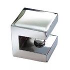 Suporte Fenda Quadrado Para Prateleira Vidro 6mm - 100 Unidad