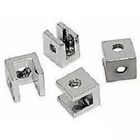 Suporte Fenda Quadrado Para Prateleira Vidro 8mm - 100 Unidad