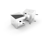 Suporte Fenda Quadrado Zamac 8mm  - 10un