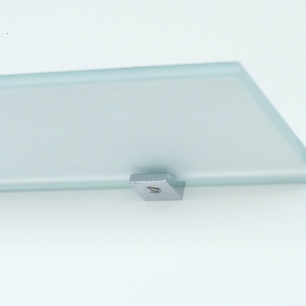 Suporte Fenda Quadrado Zamac 8mm  - 10un