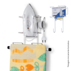 Suporte Ferro De Passar Porta Tabua De Passar Cromado Organiz