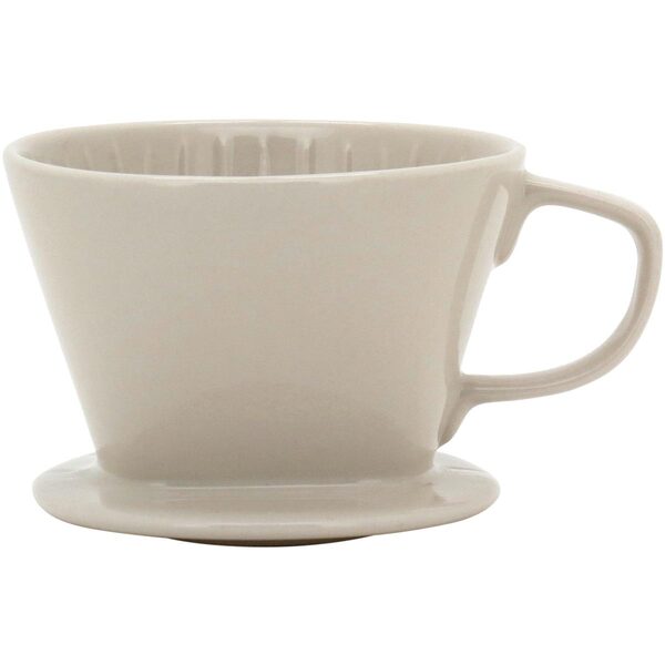 Suporte Filtro Café 8x14x11cm Cerâmica Creme