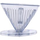 Suporte Filtro Café 9x10x10cm Plástico Transparente