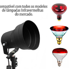 Suporte Fisioterapia Com Lâmpada Infravermelho