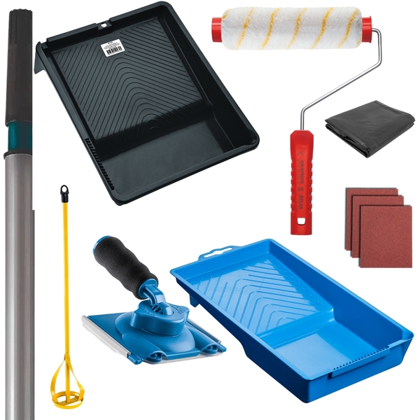 Suporte Garfo 23cm + Rolo Antirespingo + Batedor 60x400mm + C