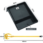 Suporte Garfo 23cm + Rolo Antirespingo + Batedor 80x600mm + C