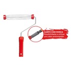 Suporte Garfo Gaiola 23cm + Rolo Para Pintura Poliamida Não R