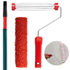 Suporte Garfo Gaiola Para Rolo De Pintura 23cm + Rolo Textura