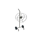 Suporte Giratório Para Mangueiras Com Carrinho De Ferro