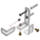 Suporte Home Theater Caixa De Som 4 Unid - Branco