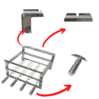 Suporte Inox Kit 4 Espetos