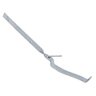 Suporte Interno Torcido  Moldura Galvanizada C28 Calha Forte