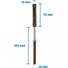 Suporte Invisível Para Prateleira 10x100mm - 2un