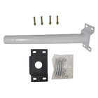 Suporte Luminaria Solar Aço Barra Poste Quintal Jardim Rua Es