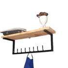 Suporte Madeira 7 Ganchos Metalon