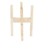 Suporte Madeira para Chão Marrom 30x17x17cm