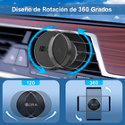 Suporte Magnético 1hora P/celular Smartphone Carro Preto