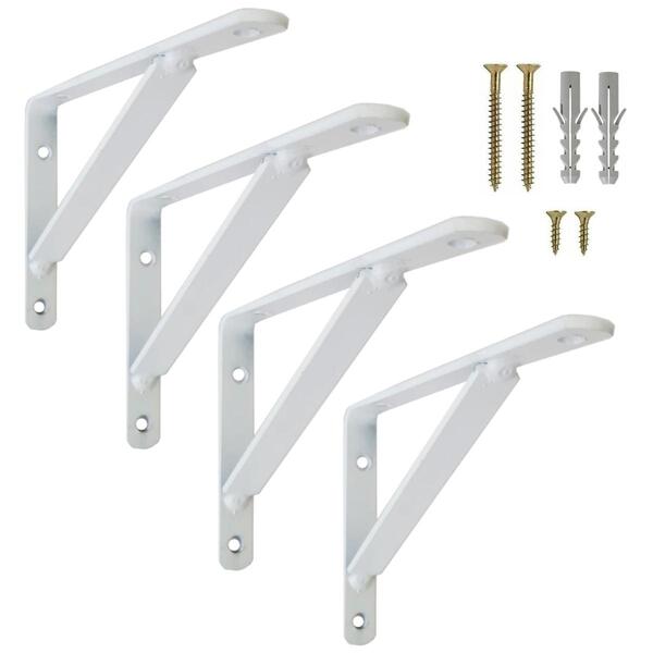 Suporte Mão Francesa 15cm 60 Peças Cantoneira P/ Prateleira