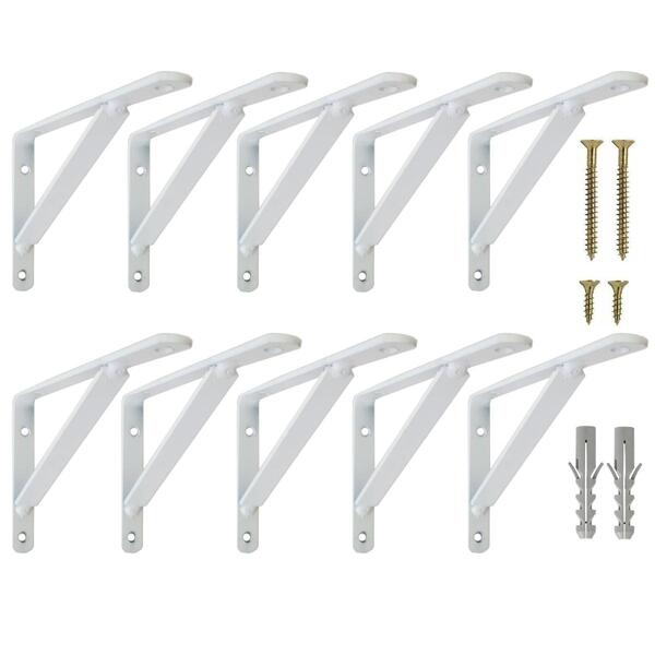 Suporte Mão Francesa 20cm 20 Peças Cantoneira P/ Prateleira