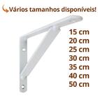 Suporte Mão Francesa 35cm Para Prateleira 8 Un + Parafusos