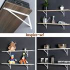 Suporte Mão Francesa 40cm Para Prateleira 2un+kit Parafusos