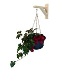 Suporte Mão Francesa Em Madeira De Pinus Para Vasos De Planta