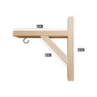 Suporte Mão Francesa Em Madeira De Pinus Para Vasos De Planta