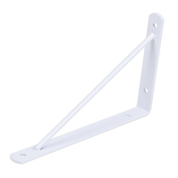 Suporte Mão Francesa Metal Branco 30cm – Overtime, Tamanho: 3