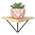 Suporte Mão Francesa Triangular Prateleira Aramado Estilo Ind