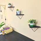 Suporte Mão Francesa Triangular Prateleira Aramado Estilo Ind