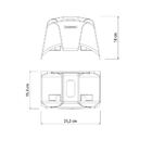 Suporte Meia-lua De Parede Para Mangueira Tramontina