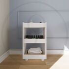 Suporte Mesa +3 Bandejas Auxiliar Para Clínica De Estética