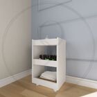 Suporte Mesa +3 Bandejas Auxiliar Para Clínica De Estética